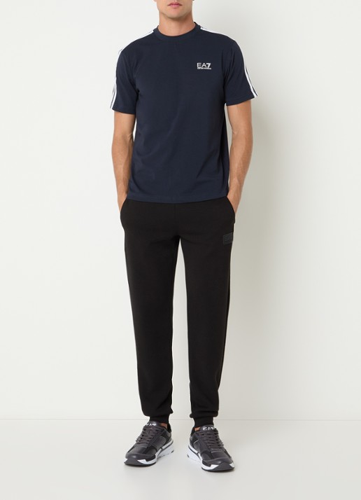 Armani T-shirt met logo - voorkant 3 donkerblauw