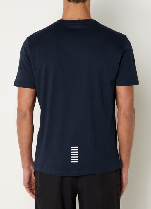 Armani T-shirt met logo - achterkant 3 donkerblauw
