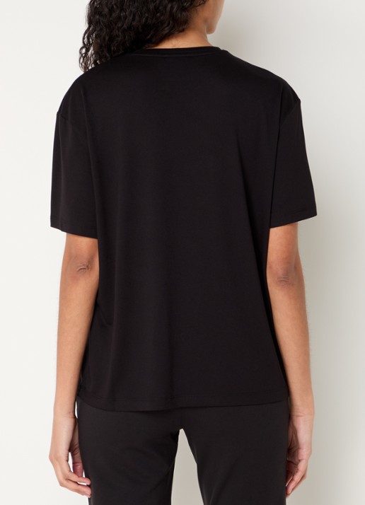 Armani T-shirt met logo - achterkant 3 zwart