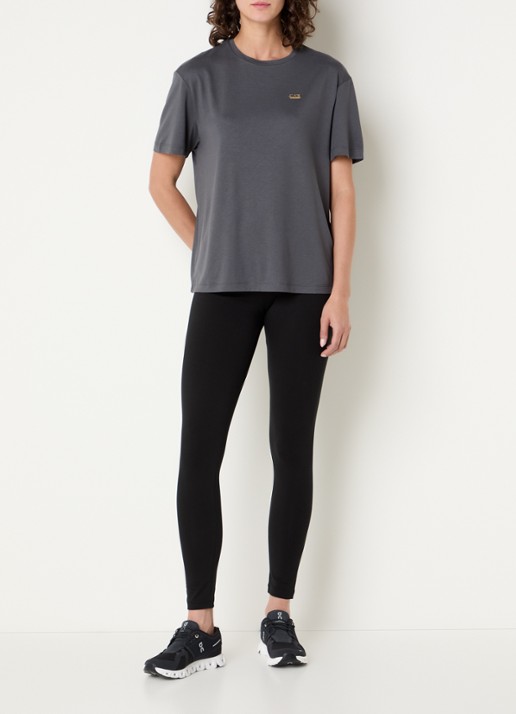 Armani T-shirt met logo - voorkant 2 antraciet