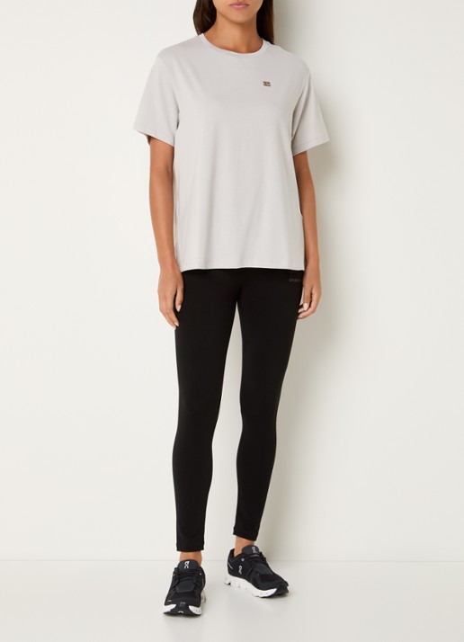 Armani T-shirt met logo - voorkant 2 beige