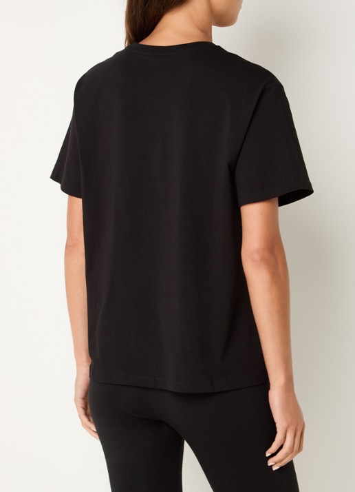 Armani T-shirt met logo - achterkant zwart