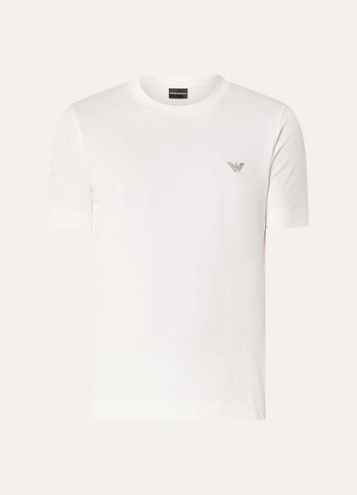 Armani T-shirt met logo - voorkant 3 wit