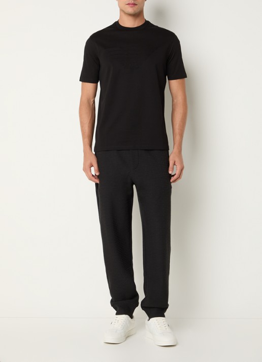 Armani T-shirt met logo - voorkant 2 zwart
