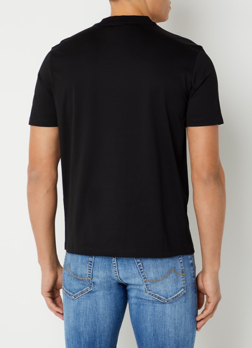 Armani T-shirt met logo - achterkant 3 donkerblauw