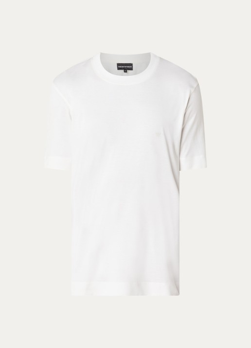 Armani T-shirt met logo - voorkant 2 wit