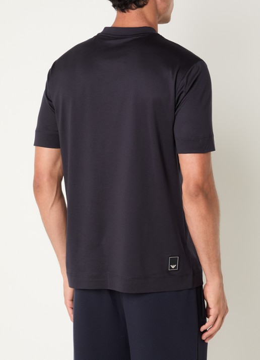 Armani T-shirt met logo - achterkant 4 donkerblauw