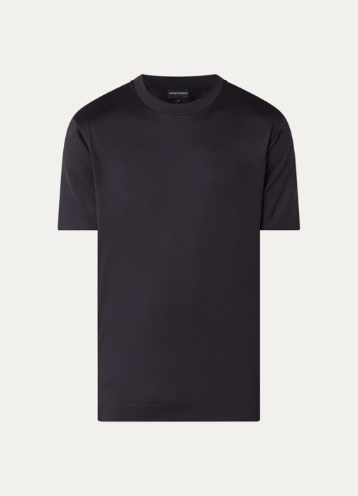 Armani T-shirt met logo - voorkant donkerblauw
