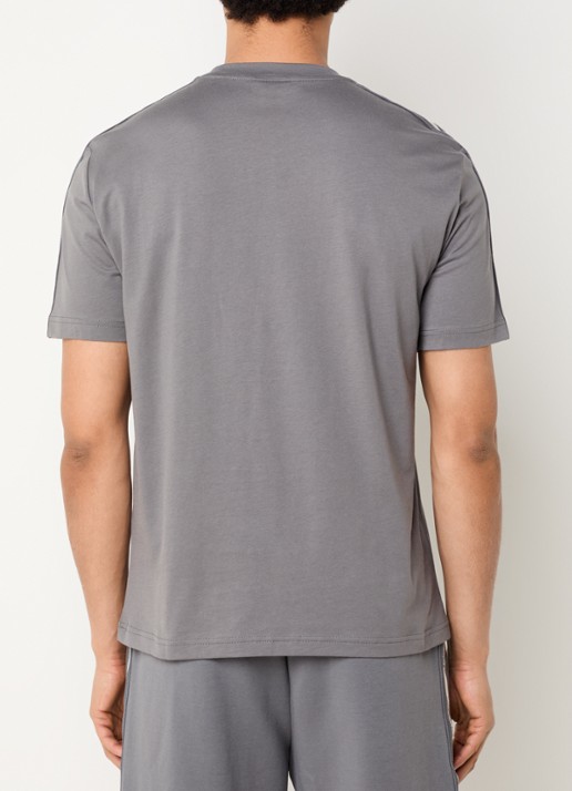 Armani T-shirt met logoband - achterkant 2 khaki