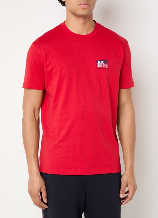 Armani T-shirt met logoborduring