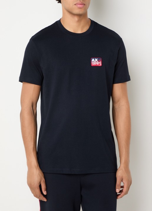 Armani T-shirt met logoborduring