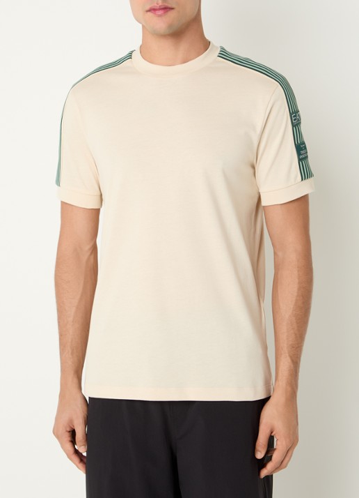 Armani T-shirt met logoborduring