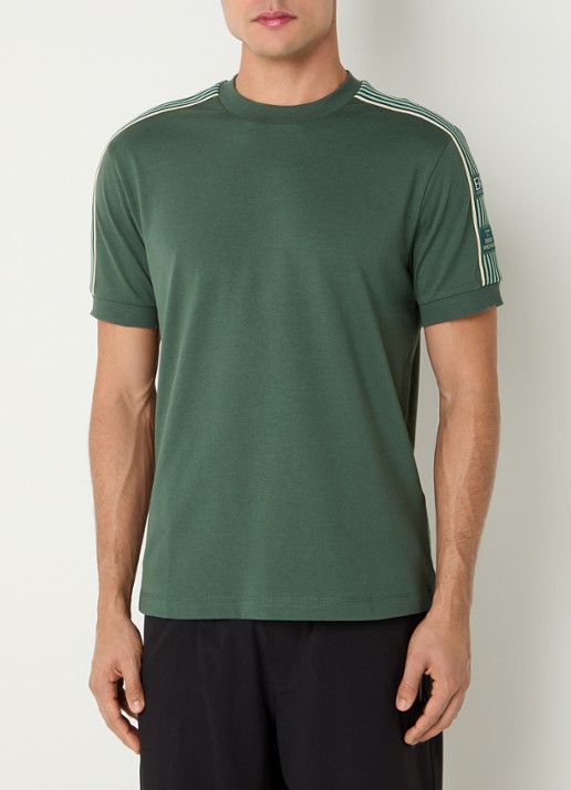 Armani T-shirt met logoborduring