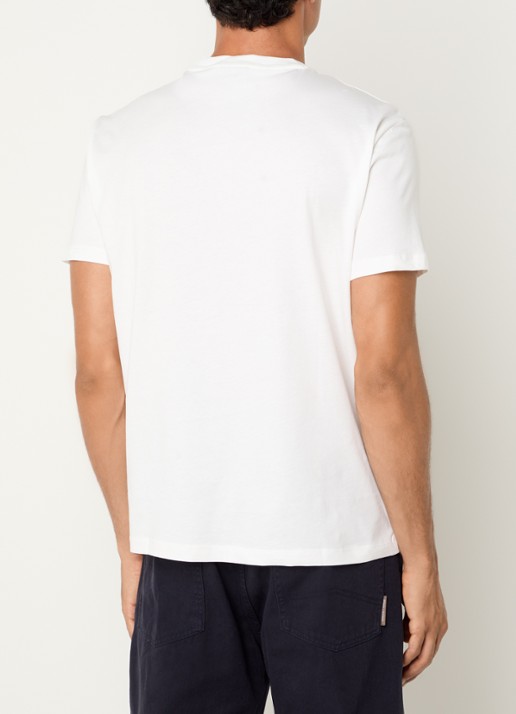 Armani T-shirt met logoprint - achterkant 4 gebroken wit