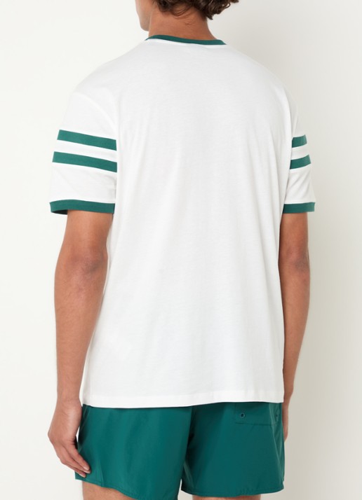 Armani T-shirt met logoprint - achterkant wit