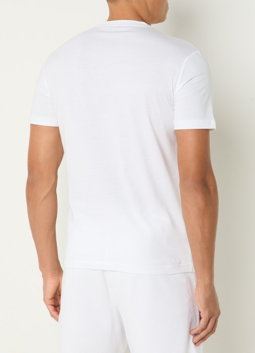 Armani T-shirt met logoprint - achterkant 4 wit