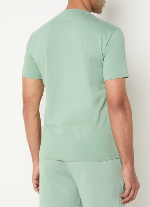 Armani T-shirt met logoprint - achterkant 4 lindegroen