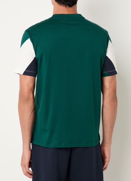 Armani T-shirt met logoprint - achterkant donkergroen