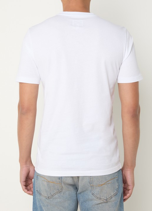 Armani T-shirt met logoprint - achterkant wit