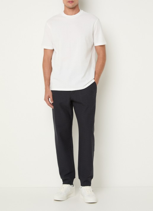 Armani T-shirt met logoprint - voorkant 3 wit