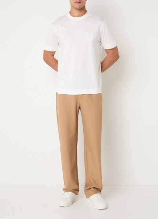 Armani T-shirt met logoprint - voorkant 2 wit