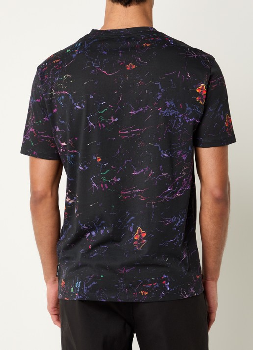 Armani T-shirt met print - achterkant 3 zwart