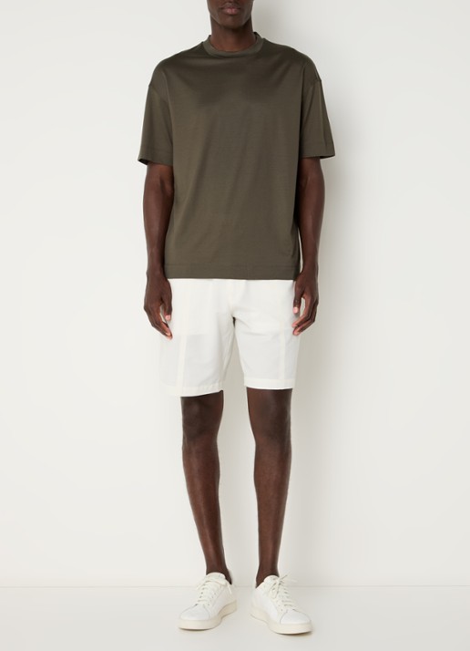 Armani T-shirt met ronde hals  - voorkant 3 donkergroen