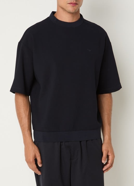 Armani T-shirt met structuur