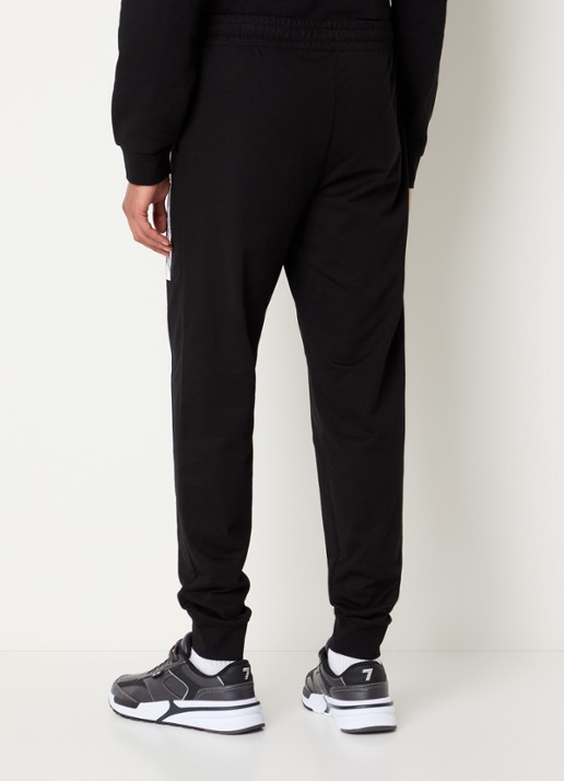 Armani Tapered fit joggingbroek met steekzakken - achterkant 5 zwart