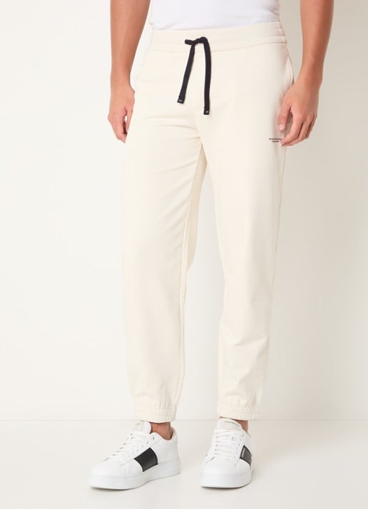 Armani Tapered fit joggingbroek met trekkoord