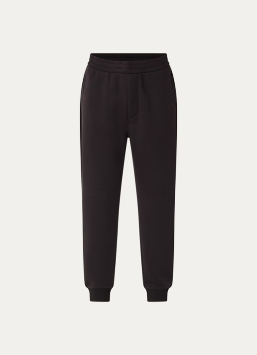 Armani Tapered fit joggingbroek - voorkant 4 zwart