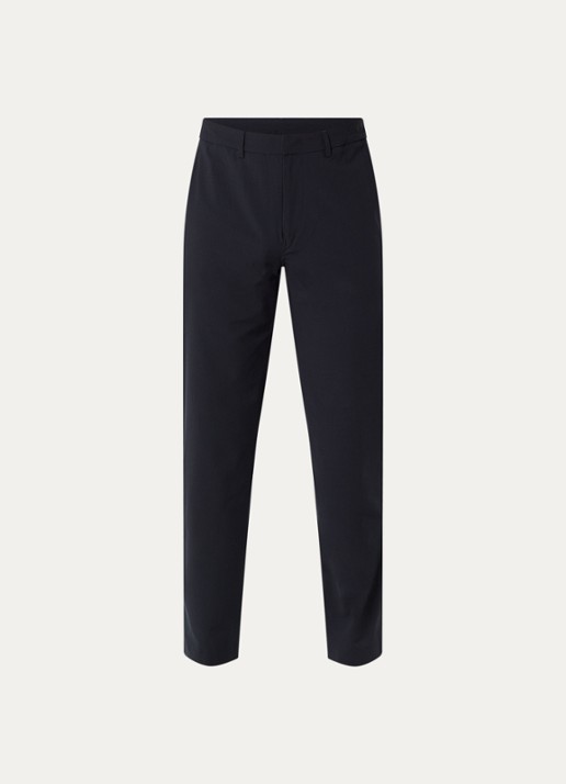 Armani Tapered fit pantalon met steekzakken - voorkant 4 donkerblauw