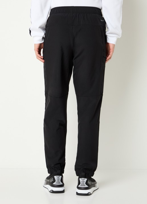 Armani Tapered fit trainingsbroek met logo - achterkant 5 zwart