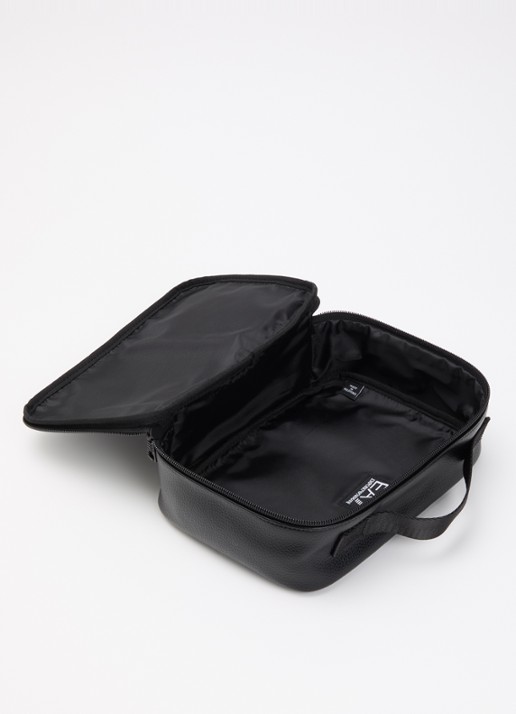 Armani Toilettas met logo - voorkant 2 zwart