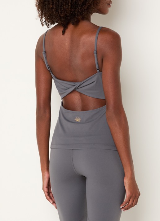 Armani Top met logo - achterkant 4 antraciet