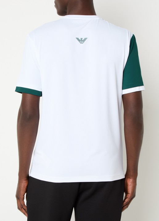 Armani Trainings T-shirt met logo - achterkant 3 wit