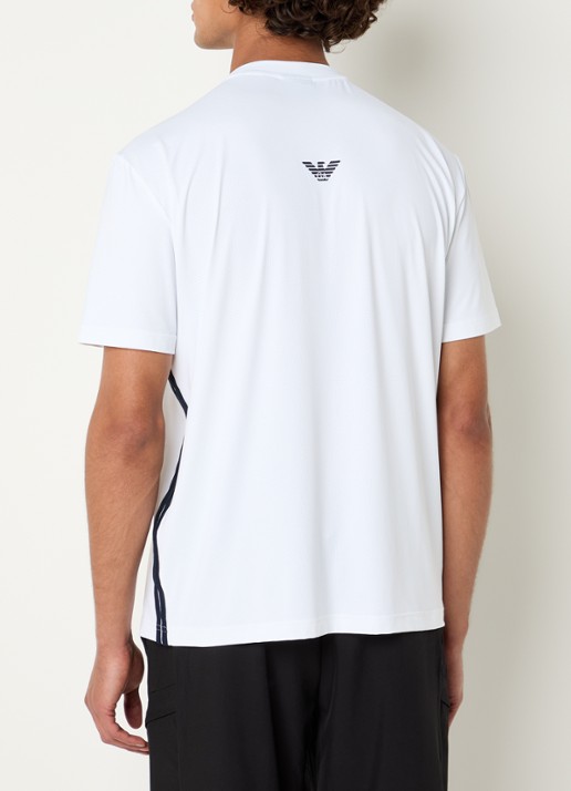 Armani Trainings T-shirt met logo - achterkant wit