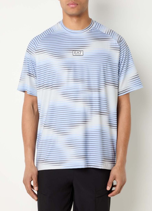 Armani Trainings T-shirt met print en logo