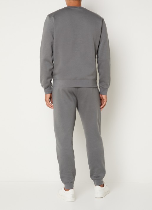 Armani Trainingspak met logo en steekzakken - achterkant 2 grijs