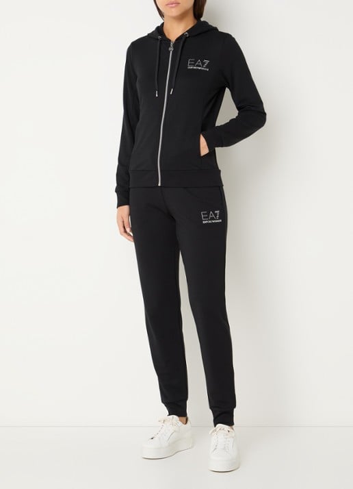 Armani Trainingspak met logo en steekzakken