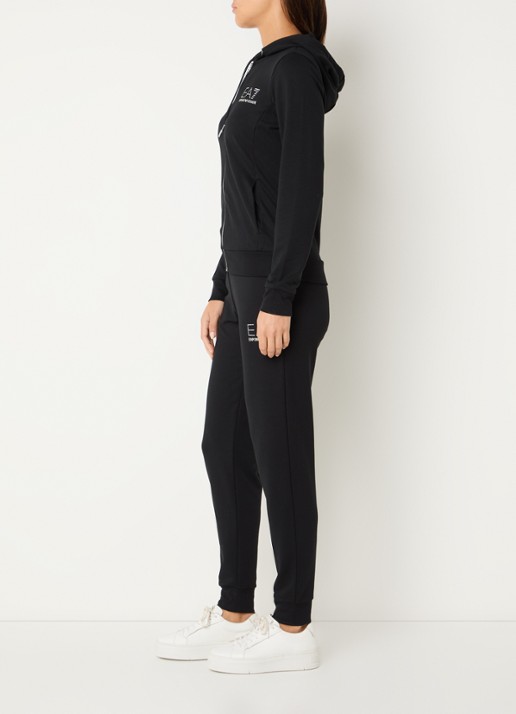 Armani Trainingspak met logo en steekzakken - voorkant 4 zwart