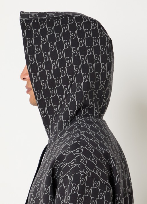 Armani Trainingspak met logo en steekzakken - detail 2 antraciet