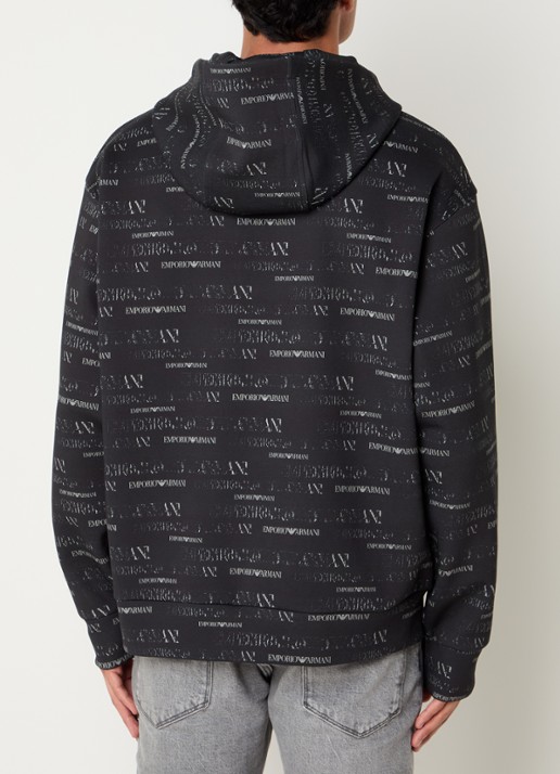 Armani Trainingspak met logo en steekzakken - achterkant 3 steenrood