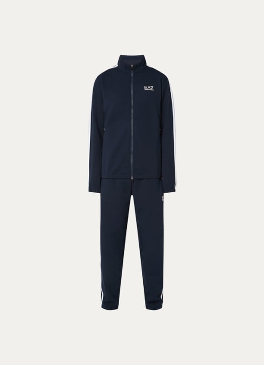 Armani Trainingspak met logo - voorkant 3 donkerblauw