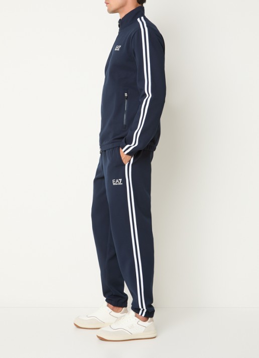 Armani Trainingspak met logo - voorkant 4 donkerblauw