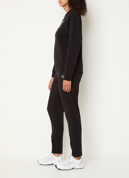 Armani Trainingspak met logoprint - voorkant 4 diepzwart