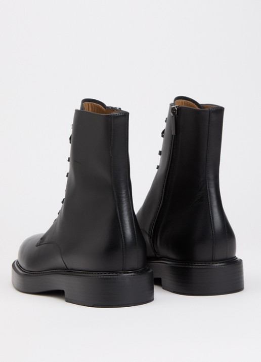 Armani Veterboot van leer - achterkant 3 zwart
