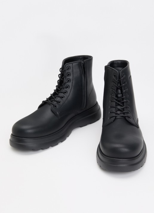 Armani Veterboot van leer - detail 2 zwart