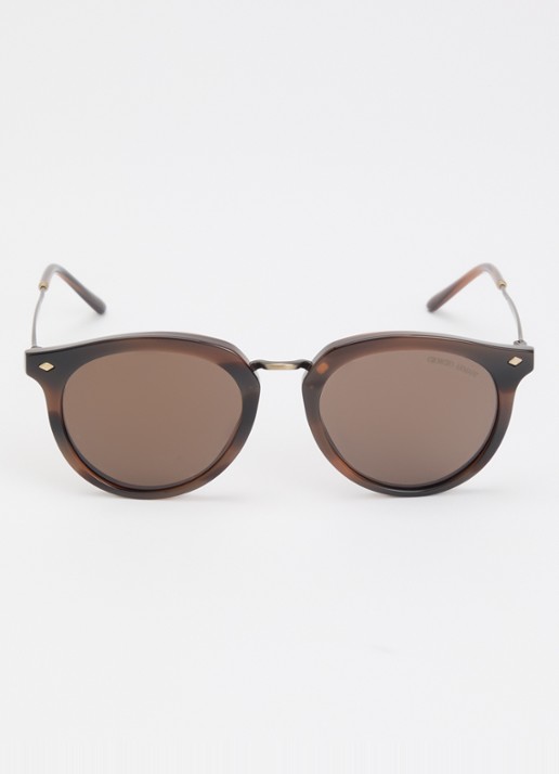 Armani Wayfarer zonnebril AR6191 - detail bruin