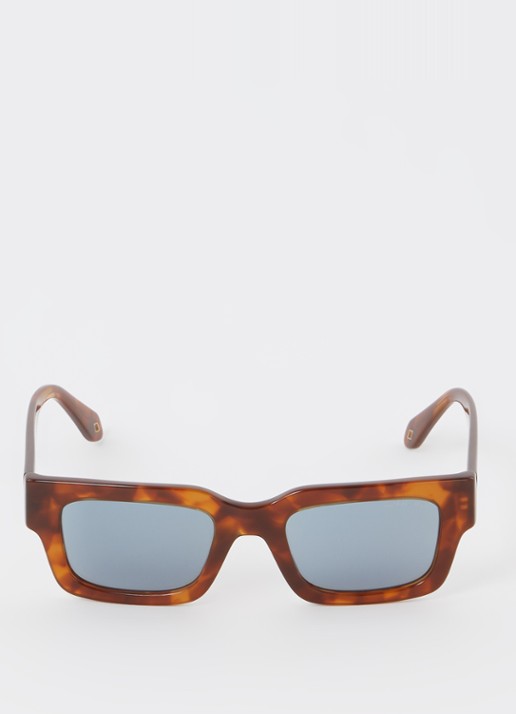 Armani Wayfarer zonnebril AR8184U - detail 2 lichtbruin